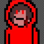 chara mode | NOTICE THE SMILE THE NON-EVIL SMILE OH THE DARK RED IS JUST PAINT | image tagged in chara mode,or is it | made w/ Imgflip meme maker
