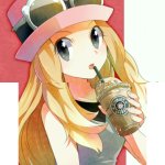 Serena drinking COFFEE! meme