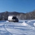drifting delivery truck GIF Template