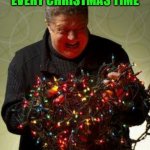 Christmas Lights | INSTEAD OF UNTANGLING THESE LIGHTS EVERY CHRISTMAS TIME; WHAT IF I KEPT THEM UP ALL YEAR, BUT JUST TURNED THEM "OFF" UNTIL NEXT CHRISTMAS? | image tagged in christmas lights | made w/ Imgflip meme maker