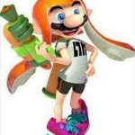 A Inkling But It's Mario