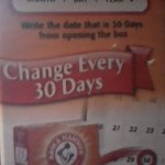 Change Every 30 Days