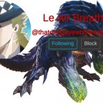 Le Air Breather's Brachydios template meme