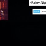 -Rainy.Nights- Announcement Template