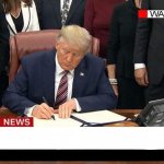 trump signs pardon