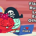 Flaky and Russell meme