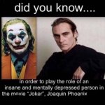 Joaquin Joker's insanity meme
