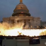 Capitol Hill Raid Protest Fire Burning Trump meme