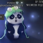 Panda announcement