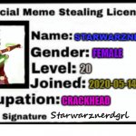 meme stealing license starwarznerdgrl meme