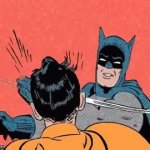Batman Slapping Robin gif GIF Template