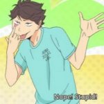 oikawa being stupid/mean