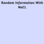 Random Information With NaCL