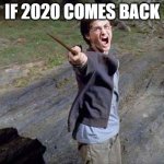 Harry Potter Yelling | IF 2020 COMES BACK | image tagged in harry potter yelling | made w/ Imgflip meme maker