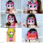 Pimples? ZERO UNIKITTY EDITION | image tagged in pimples zero unikitty edition | made w/ Imgflip meme maker