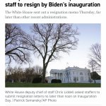 Trump resignation memos