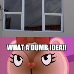 Uhh, Why is it off like that? | WHAT A DUMB IDEA!! | image tagged in pissed-off giggles htf,you had one job,task failed successfully,funny,memes,fails | made w/ Imgflip meme maker