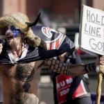 furry horned protestor break in capitol