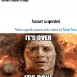 Trump Twitter Ban meme