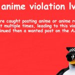 no anime violation lvl 2