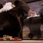 Mighty eagle, angry birds