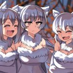 Laughing Anime Wolves
