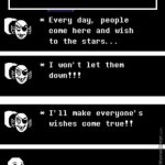 undyne wishes meme