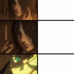 Timeskip Eren meme template