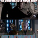 Master Jedi stranded at Shepherd's Neck library trying to find solar system XX | JEDI CAPTAIN, LOST AT SHEPHERD'S NECK LIB? SHE TOLD YOU SUCKER, IF NO HERE, NO EXIST! | image tagged in jedi librarian,shepherd's neck,library | made w/ Imgflip meme maker
