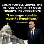 Colin Powell leaves Republican Party