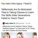 Millennials life skills
