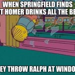 Simpsons Jump Through Window Meme Generator Imgflip