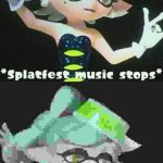 Splatfest music stops then intencifies meme