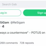Gab Trump counter-move