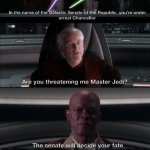 I am the senate meme template meme
