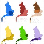 Six ways to divide England meme