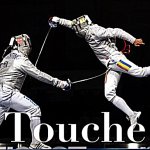 Touche fencers dick sharpened