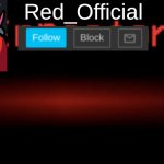 Red_Official announcement meme