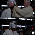 Obi-Wan blinds Luke