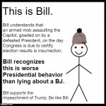 This is Bill Trump impeachment 2 meme