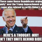 Unite behind Biden