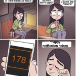 True happiness | *happy notification noises | image tagged in seeing people smile 1 | made w/ Imgflip meme maker