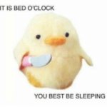 bed o' clock meme