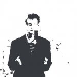 Rick Roll (Black and White) GIF Template