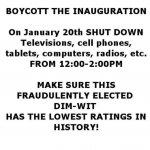 Boycott The Biden Inauguration