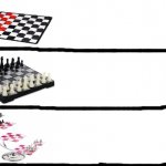 checkers vs chess vs 3d chess meme