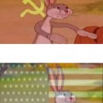 Bugs bunny communist and us