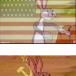 Bugs bunny communist us and Russian meme