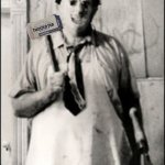 Leatherface | Leatherface decided to customize his sledgehammer. | image tagged in leatherface,memes,twisted tea,texas chainsaw massacre | made w/ Imgflip meme maker
