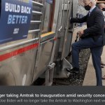 Biden Amtrak inauguration